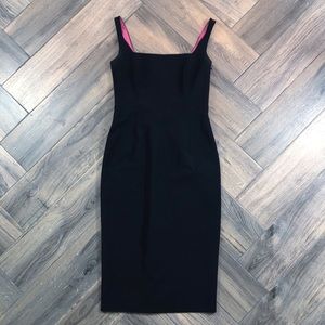Tahari Black Sleeveless Sheath Dress